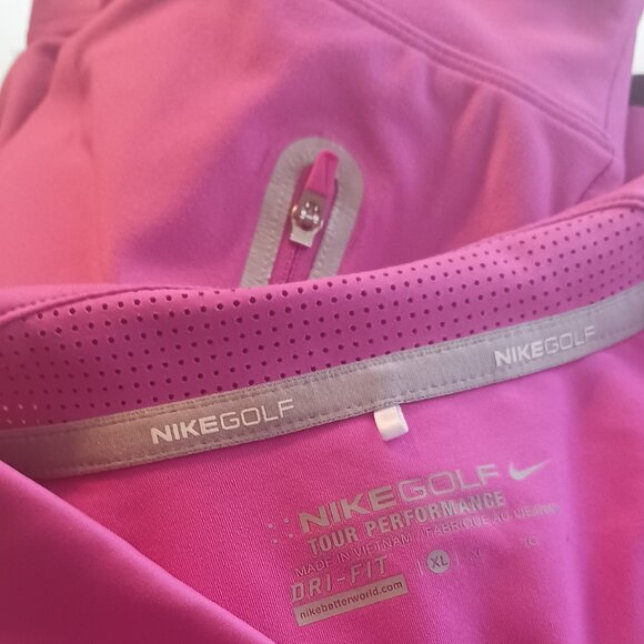 Excellent Condition NIKE Bright Pink and White Golf Set Skort and Top - Picture 1 of 4